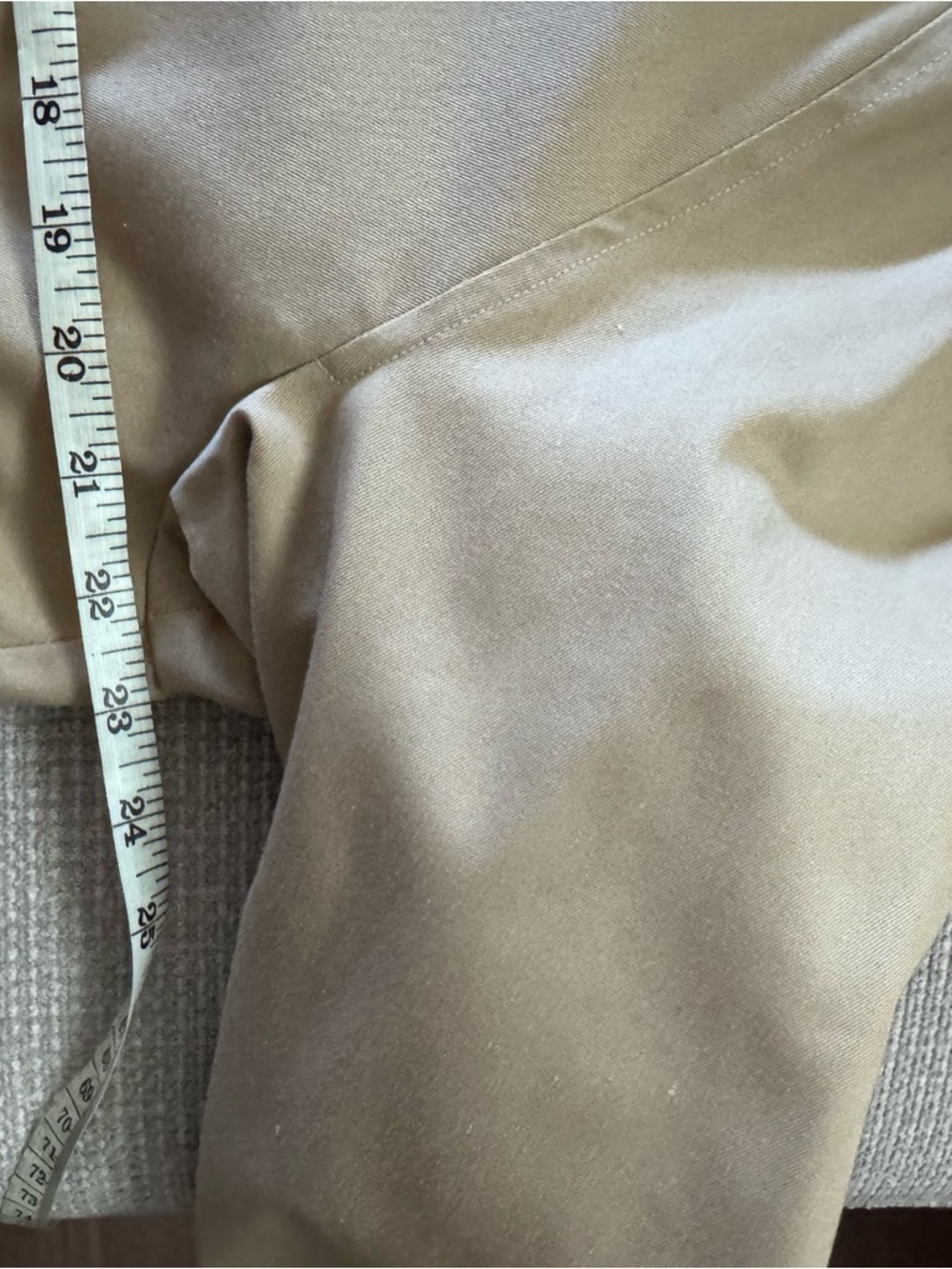 Vintage Burberry Classic Men's Khaki Trench-Style Jacket 38 REG - Picture 14 of 15